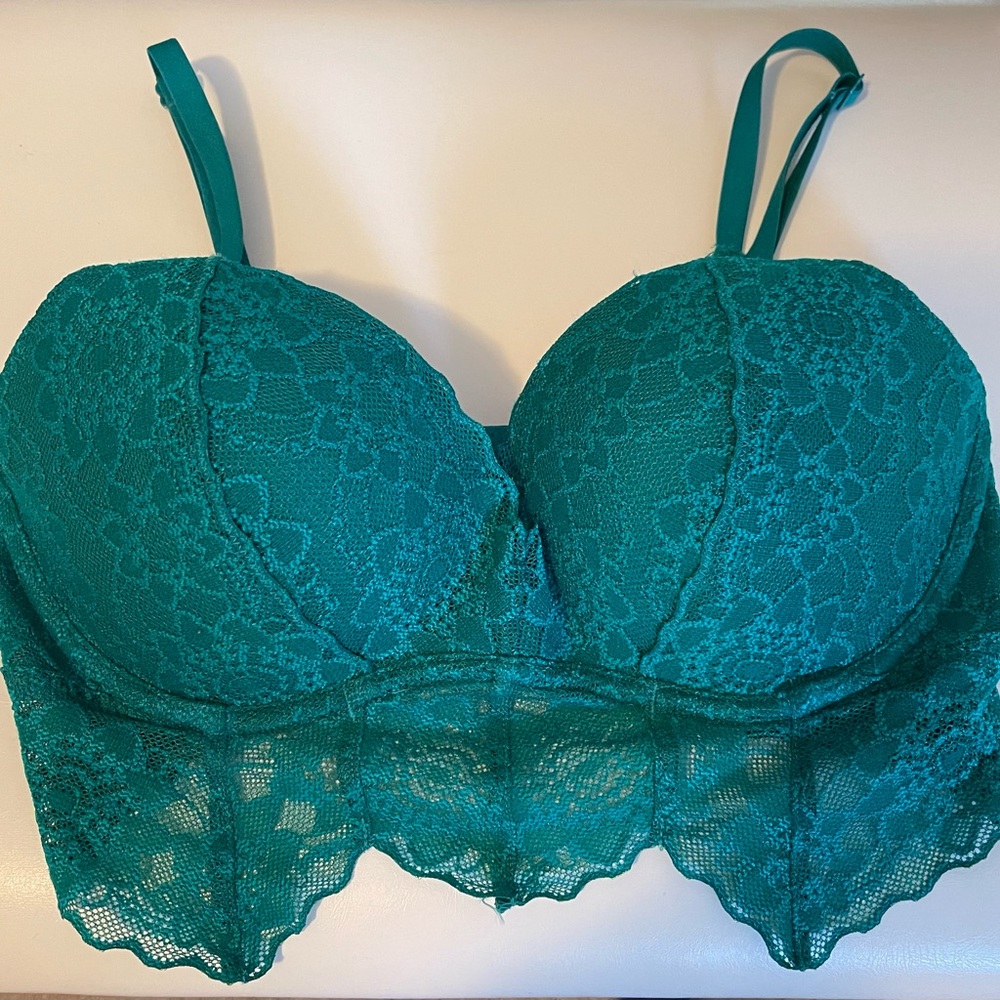 PINK Lace Bralette size small
